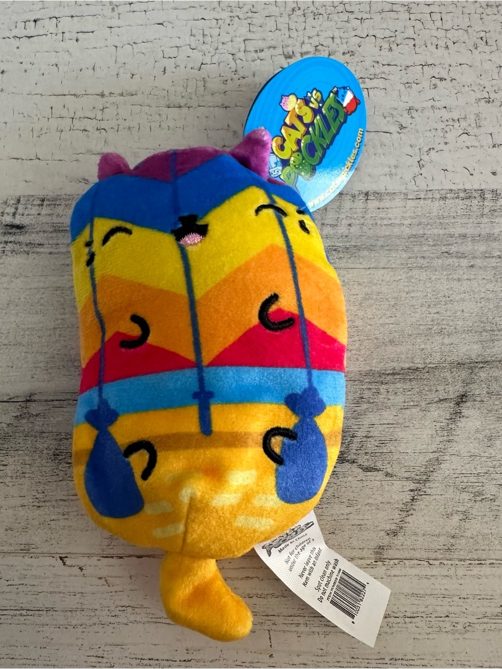 Cats Vs Pickles Flighty #159 Bean Bag Plush Gold Wave Limited Edition NEW